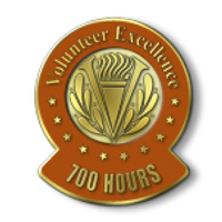 Volunteer Excellence - 700 Hours